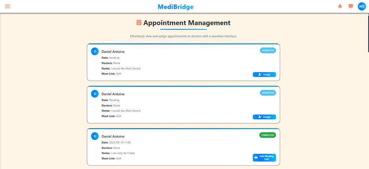 Appointments
